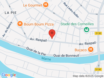 Plan Google Stage recuperation de points à Saint-Maur-des-Fossés