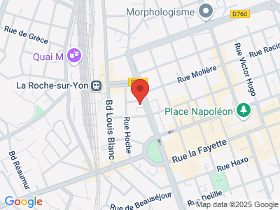 Plan Google Stage recuperation de points à La Roche-sur-Yon
