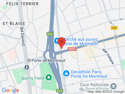Plan Google Stage recuperation de points à Paris