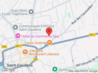 Plan Google Stage recuperation de points à Saint-Gaudens