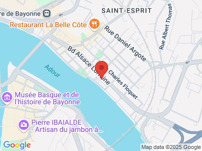 Plan Google Stage recuperation de points à Bayonne