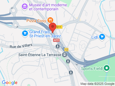 Plan Google Stage recuperation de points à Saint-Étienne