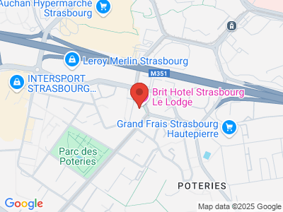 Plan Google Stage recuperation de points à Strasbourg