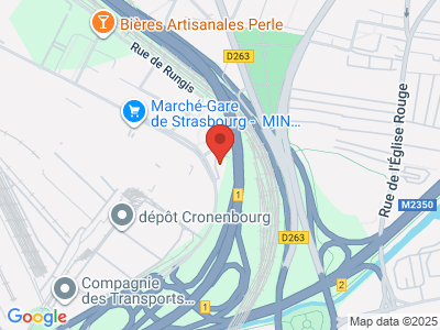 Plan Google Stage recuperation de points à Strasbourg