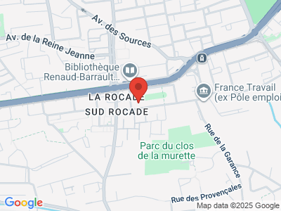 Plan Google Stage recuperation de points à Avignon proche de Carpentras