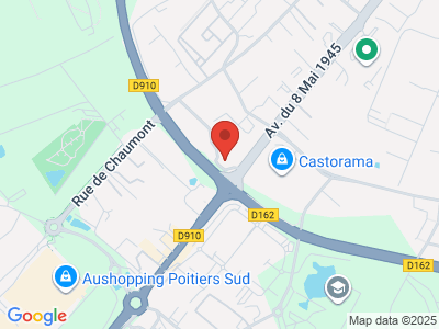 Plan Google Stage recuperation de points à Poitiers