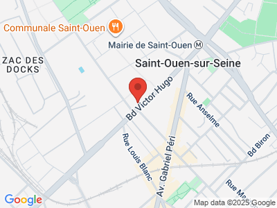 Plan Google Stage recuperation de points à Saint-Ouen proche de Clichy