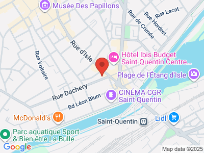 Plan Google Stage recuperation de points à Saint-Quentin