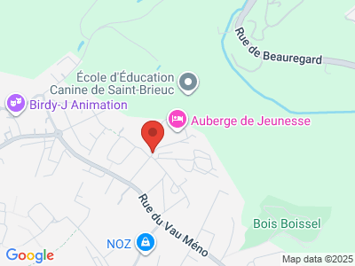 Plan Google Stage recuperation de points à Saint-Brieuc proche de Langueux