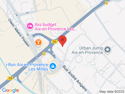 Plan Google Stage recuperation de points à Aix-en-Provence proche de Sainte-Tulle