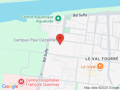 Plan Google Stage recuperation de points à Mantes-la-Jolie proche de Magnanville