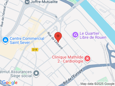 Plan Google Stage recuperation de points à Rouen