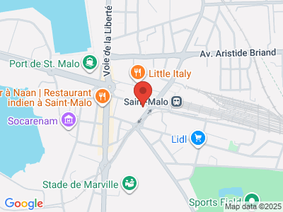 Plan Google Stage recuperation de points à Saint-Malo