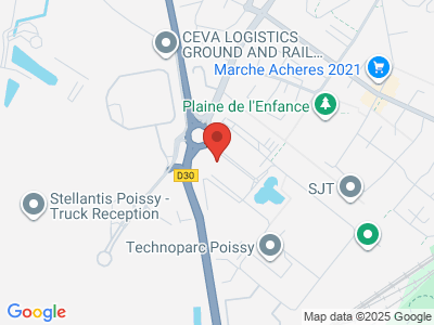 Plan Google Stage recuperation de points à Poissy proche de Saint-Germain-en-Laye