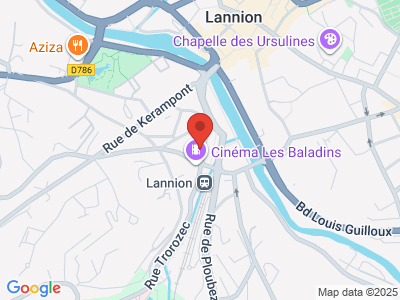 Plan Google Stage recuperation de points à Lannion proche de Giremoutiers