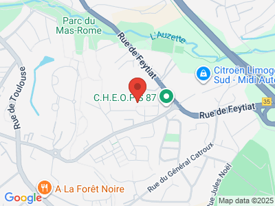 Plan Google Stage recuperation de points à Limoges