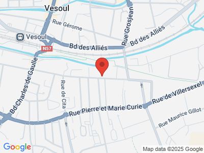 Plan Google Stage recuperation de points à Vesoul proche de Luxeuil-les-Bains