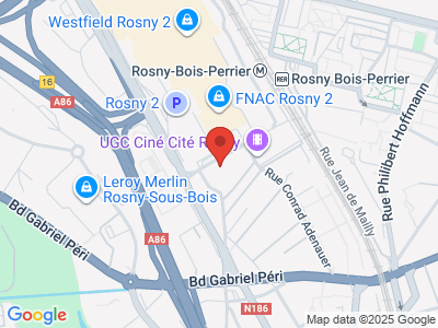 Plan Google Stage recuperation de points à Rosny-sous-Bois