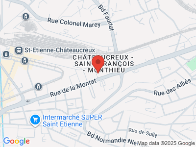 Plan Google Stage recuperation de points à Saint-Étienne