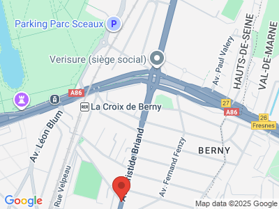 Plan Google Stage recuperation de points à Antony proche de Massy