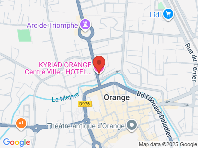 Plan Google Stage recuperation de points à Orange proche de Carpentras