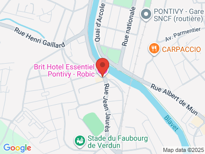 Plan Google Stage recuperation de points à Pontivy