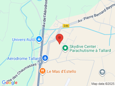 Plan Google Stage recuperation de points à Tallard proche de Sisteron