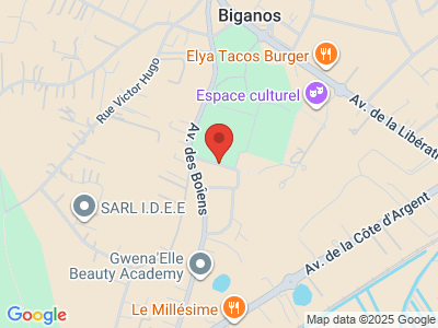 Plan Google Stage recuperation de points à Biganos proche de La Teste-de-Buch