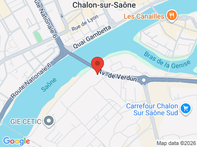 Plan Google Stage recuperation de points à Chalon-sur-Saône