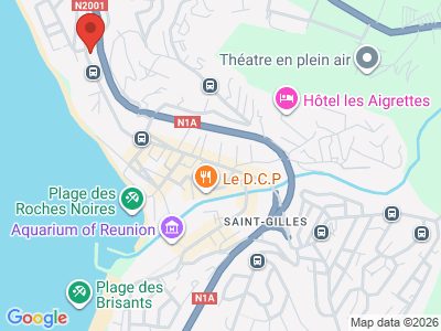 Plan Google Stage recuperation de points à St-gilles-les-bains proche de Le-tampon