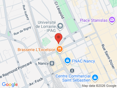 Plan Google Stage recuperation de points à Nancy