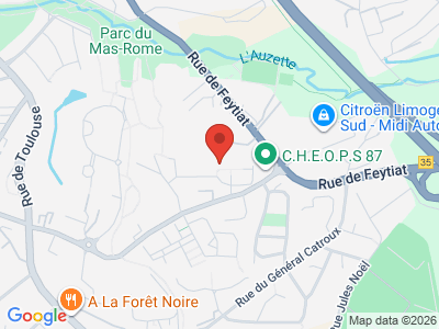 Plan Google Stage recuperation de points à Limoges