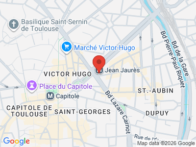 Plan Google Stage recuperation de points à Toulouse