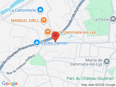 Plan Google Stage recuperation de points à Dammarie-les-Lys proche de Montereau-Fault-Yonne