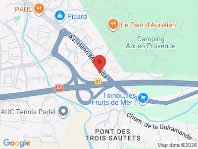 Plan Google Stage recuperation de points à Aix-en-Provence proche de Pertuis