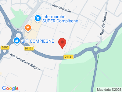 Plan Google Stage recuperation de points à Compiègne