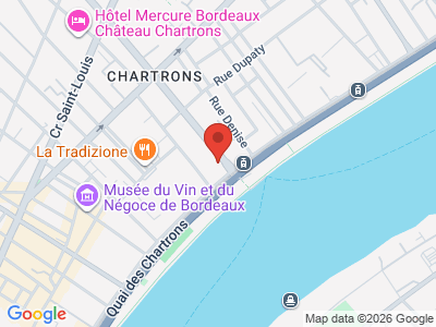 Plan Google Stage recuperation de points à Bordeaux proche de Bruges