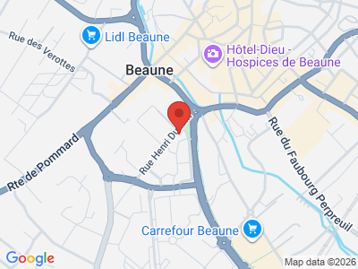 Plan Google Stage recuperation de points à Beaune