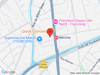 Plan Google Stage recuperation de points à Tourcoing
