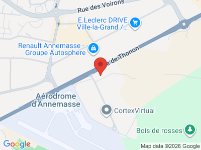 Plan Google Stage recuperation de points à Annemasse