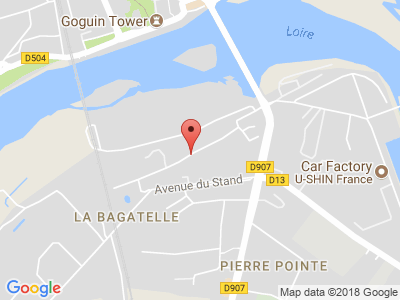 Plan Google Stage recuperation de points à Nevers proche de Cosne-Cours-sur-Loire