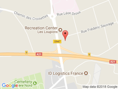 Plan Google Stage recuperation de points à Lens proche de Hénin-Beaumont