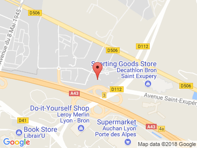 Plan Google Stage recuperation de points à Bron proche de Lyon