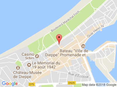 Plan Google Stage recuperation de points à Dieppe