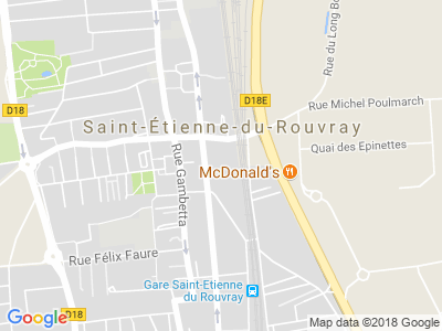 Plan Google Stage recuperation de points à Saint-Étienne-du-Rouvray proche de Louviers