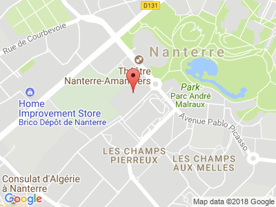 Plan Google Stage recuperation de points à Nanterre proche de Rueil-Malmaison