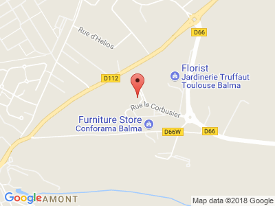 Plan Google Stage recuperation de points à Balma proche de Labège