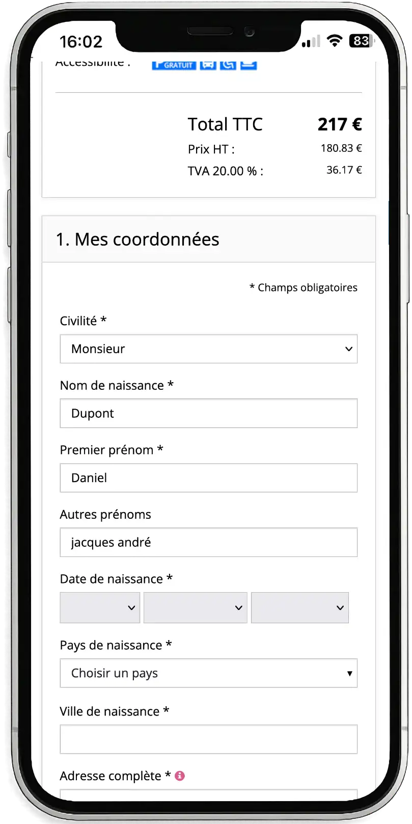 Illustration inscription mobile étape 2